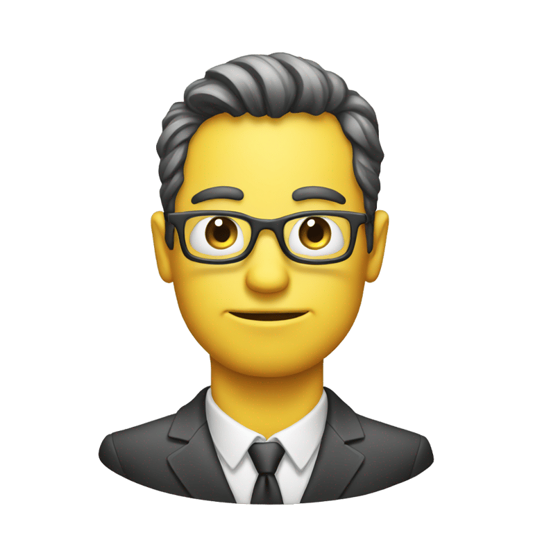 genmoji：认真工作时的幽默笑脸
