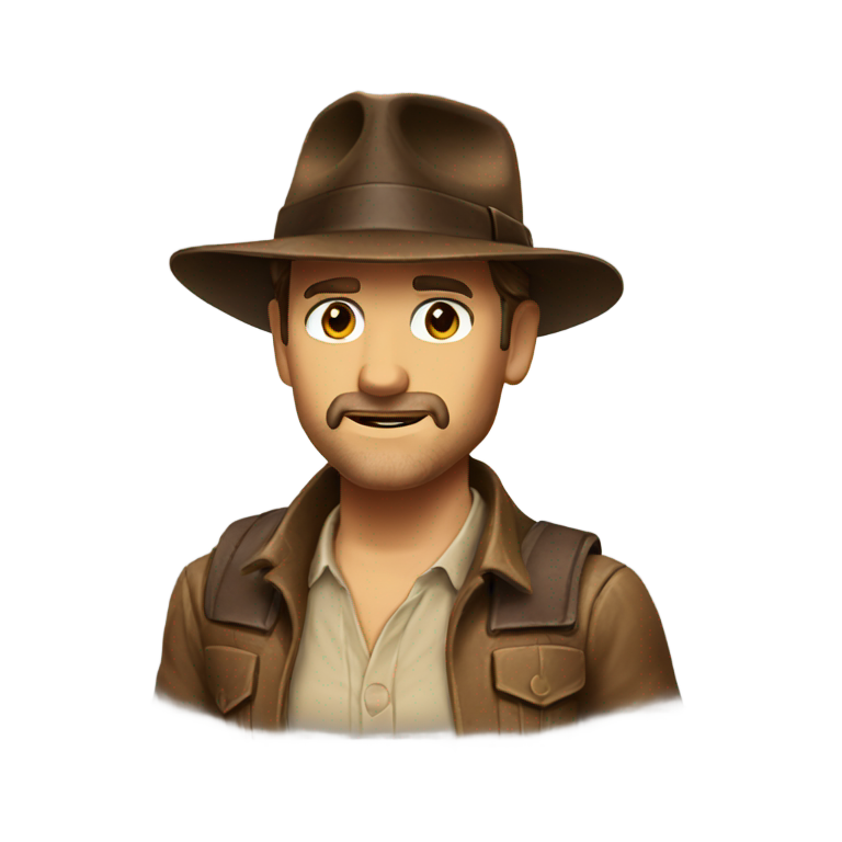 genmoji: Indiana Jones