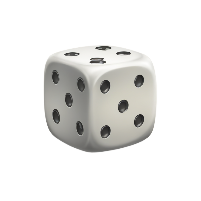絵文字：dice are roled