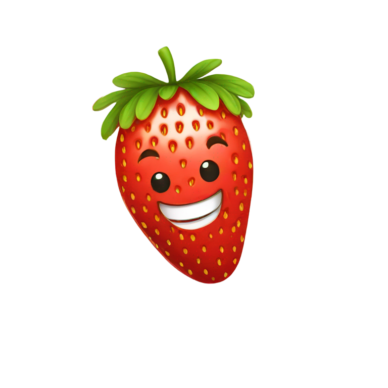 genmoji：草莓卡通