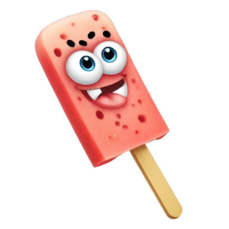 genmoji: SpongeBob Popsicle