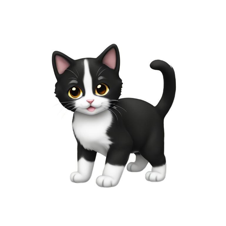 genmoji : Chaton en smoking