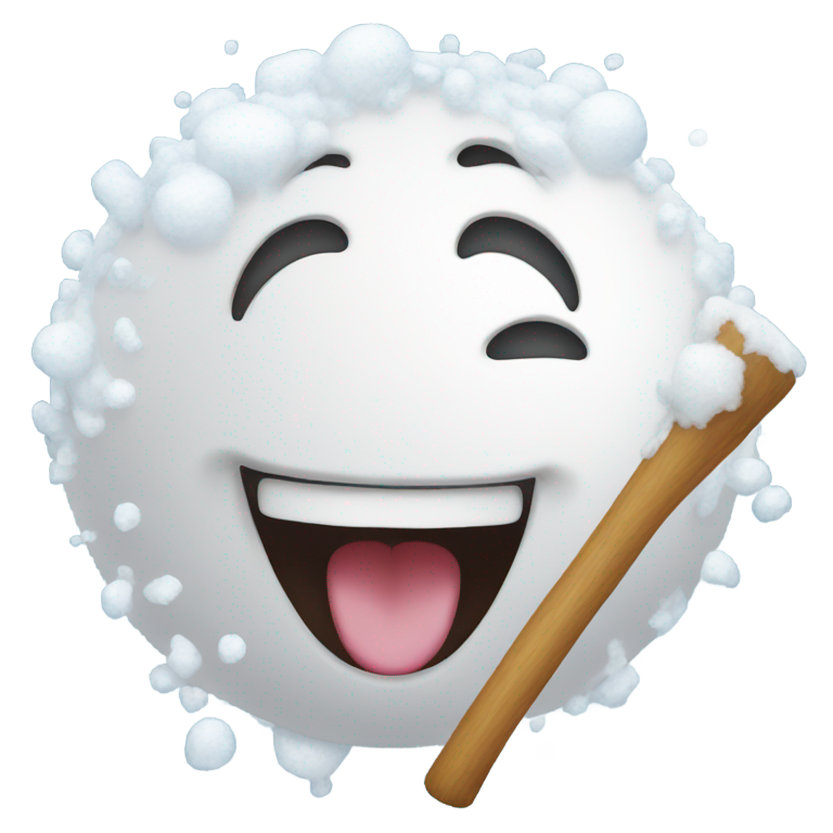 genmoji：开心脸口吐白丝