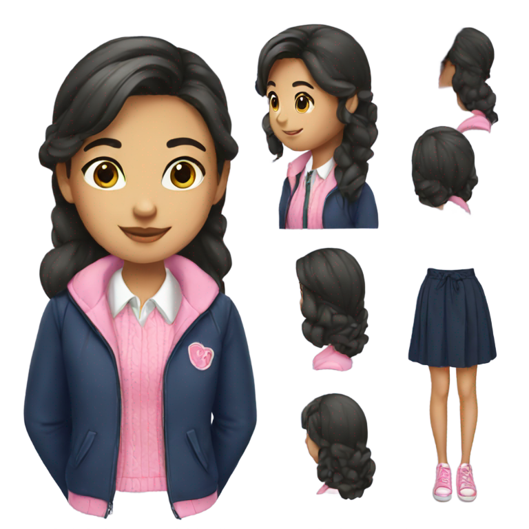 genmoji：时髦女孩