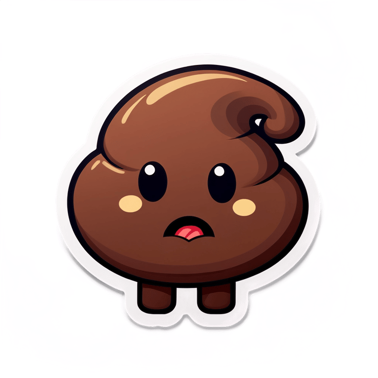genmoji：poop talking
