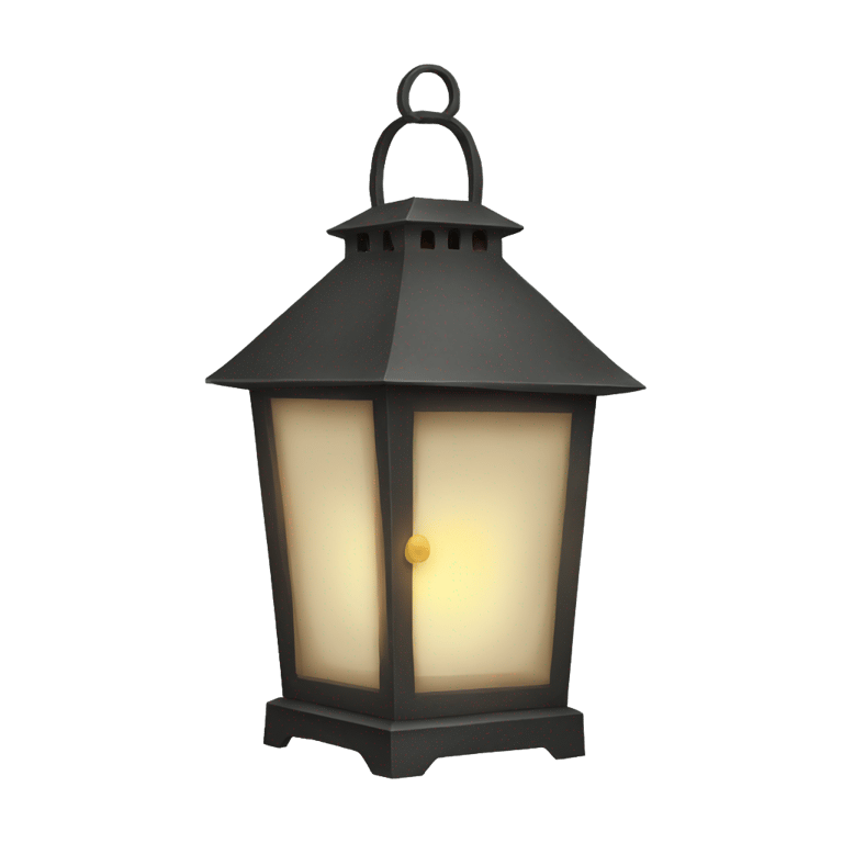 genmoji: lantern with no flame