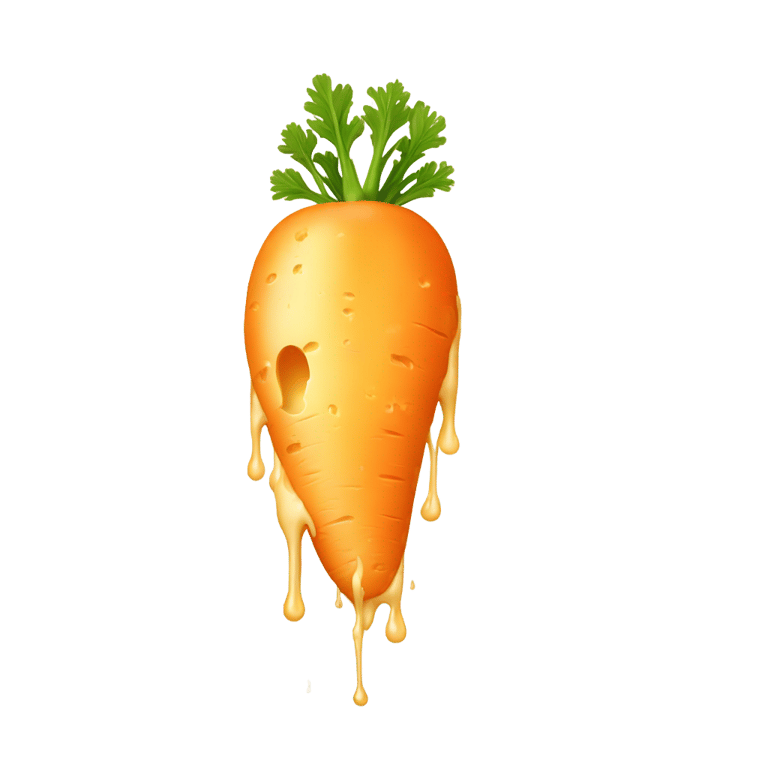 genmoji：在黄油中浸泡的胡萝卜