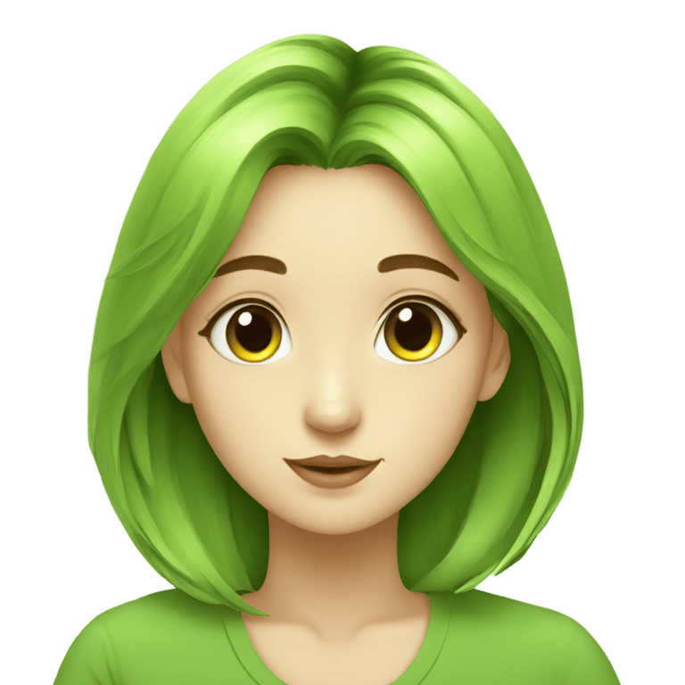 genmoji：女孩学习抹茶