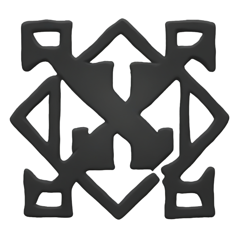 絵文字：黒い卍