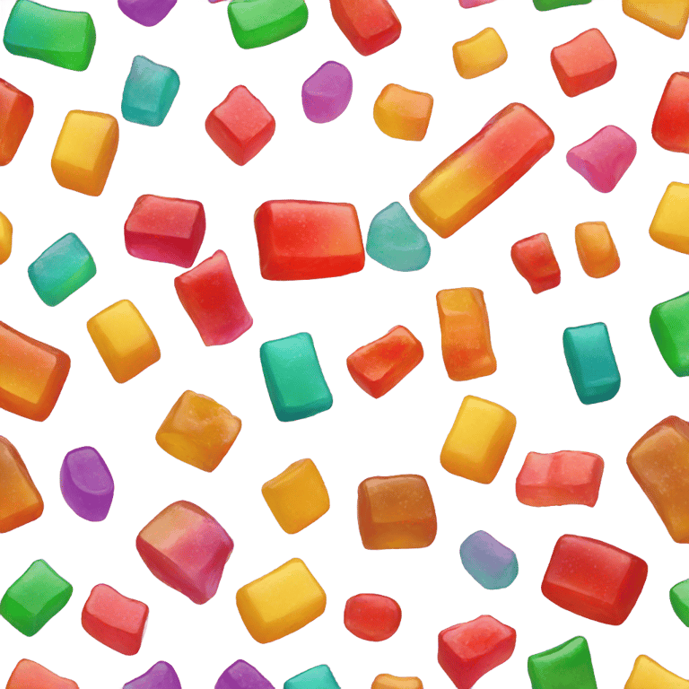 genmoji : Gummy blocks
