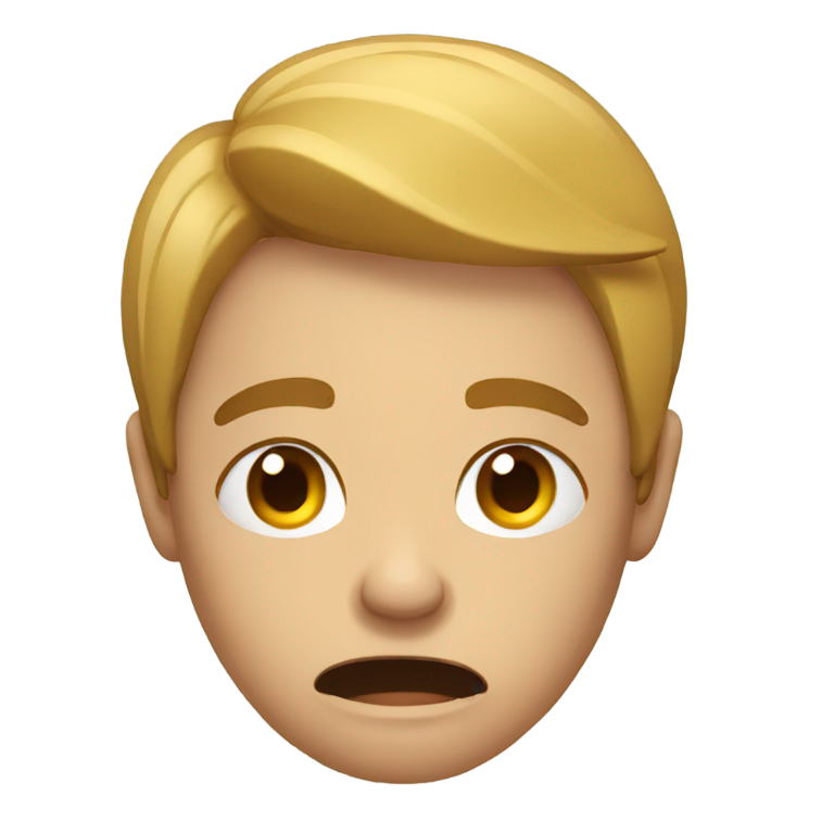 genmoji: Frustrated and overwhelmed