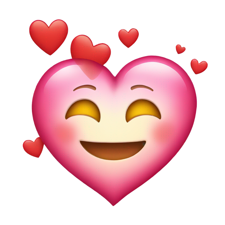 genmoji：笑脸爱心