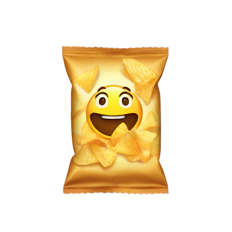 genmoji : Sachet de chips