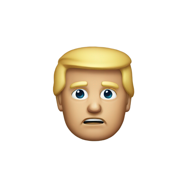 絵文字：亡くなったドナルド・トランプ