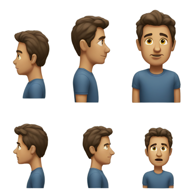 genmoji: Stupid short man