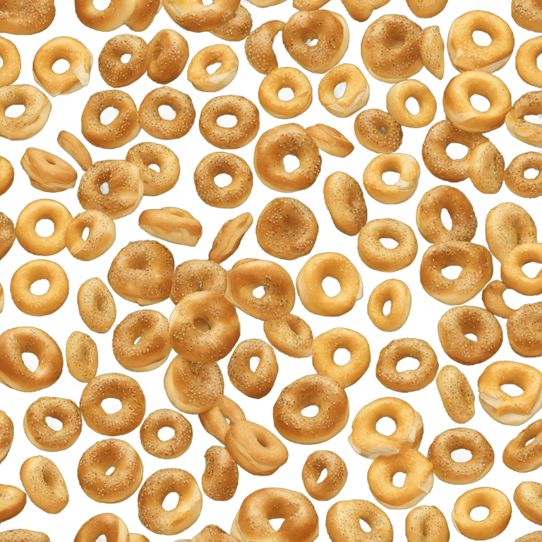 genmoji : Bagel breakfast sandwich