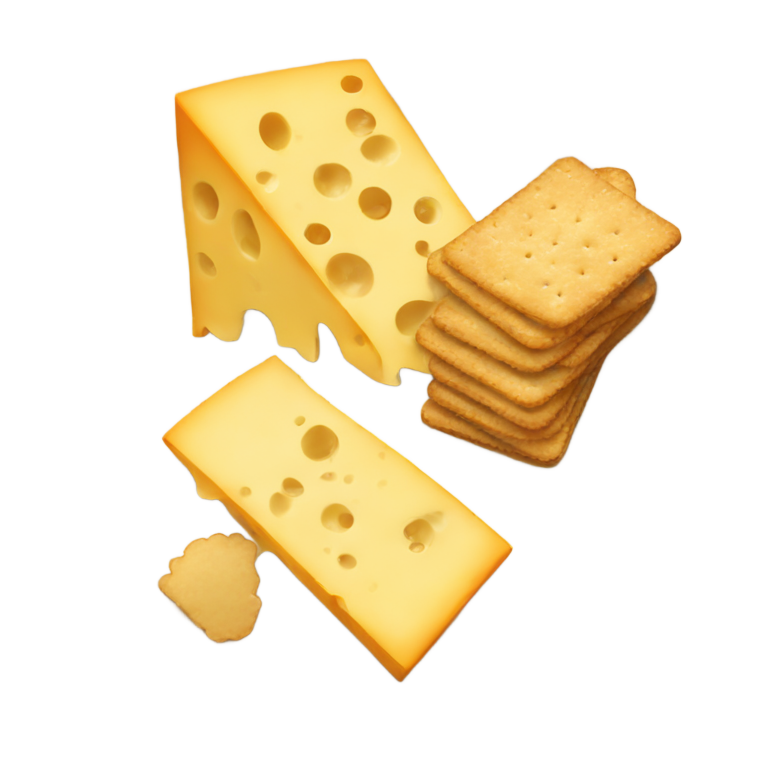 prompt: cheese and crackers and ginger