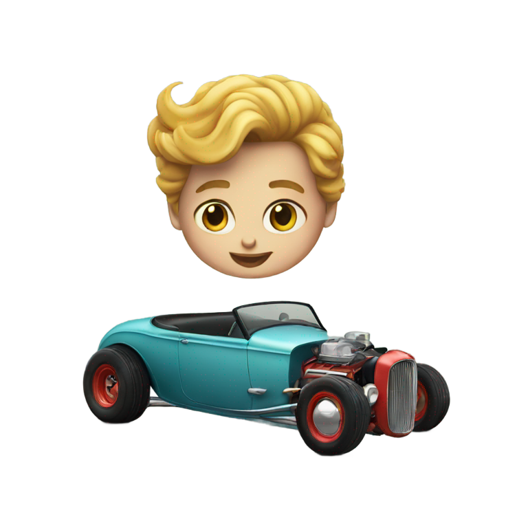genmoji：50年代火辣跑车