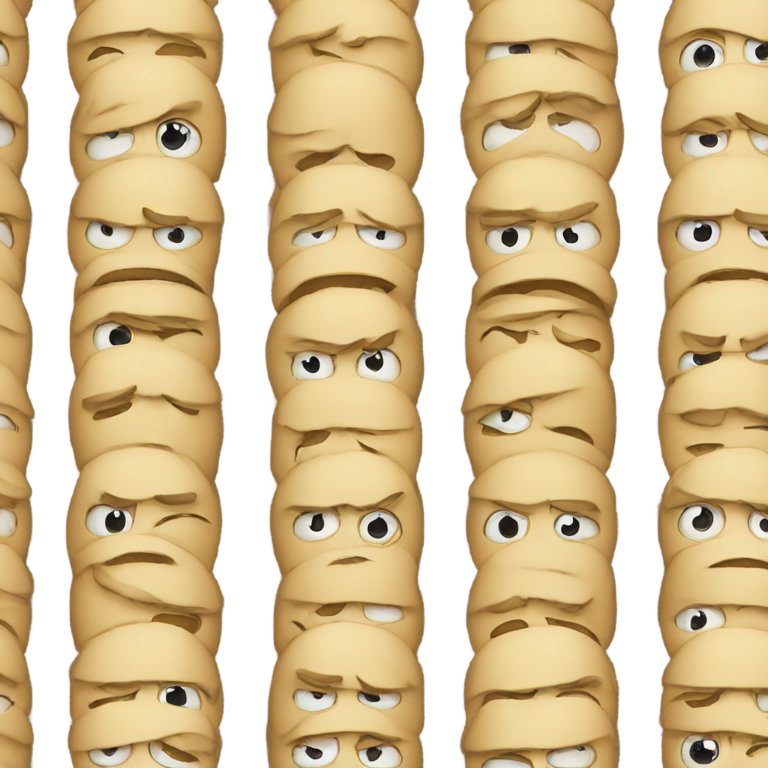 genmoji：皱眉