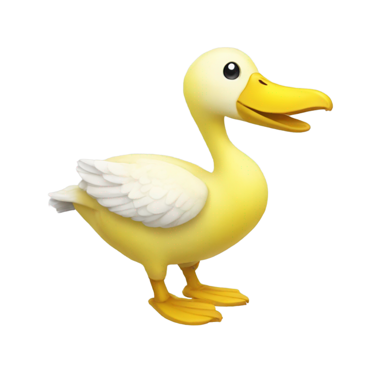 genmoji：香蕉鹅可爱