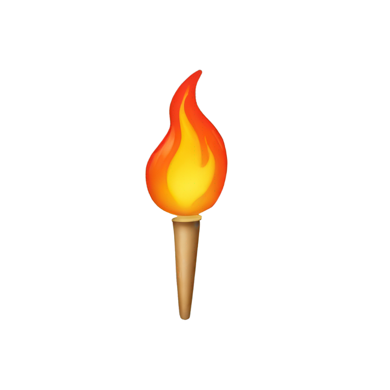 genmoji：make a fire but it should look like a map pin