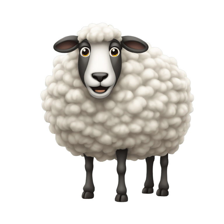 絵文字：Sheep farting