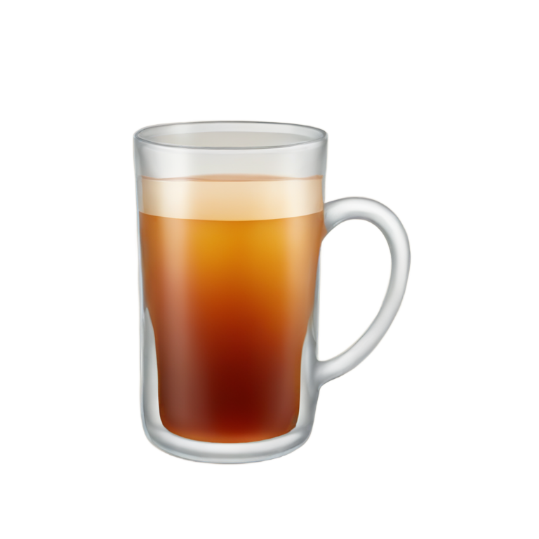 絵文字：a glass of Turkish tea,