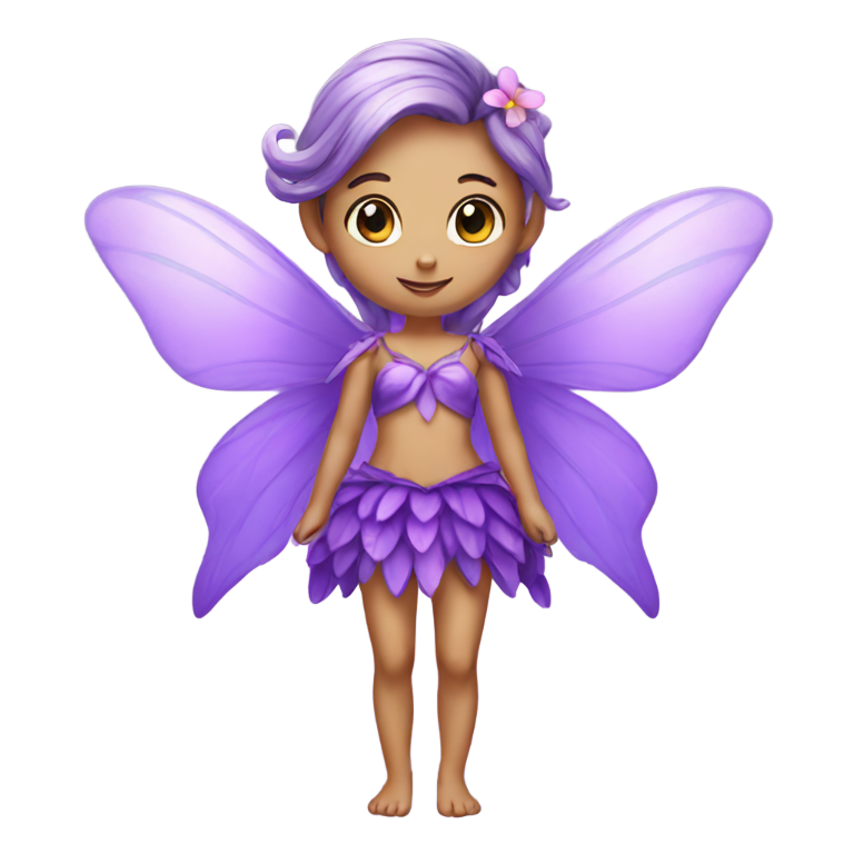 genmoji: purple fairy