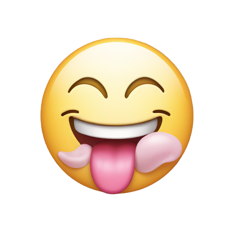 genmoji：tongue out winky face