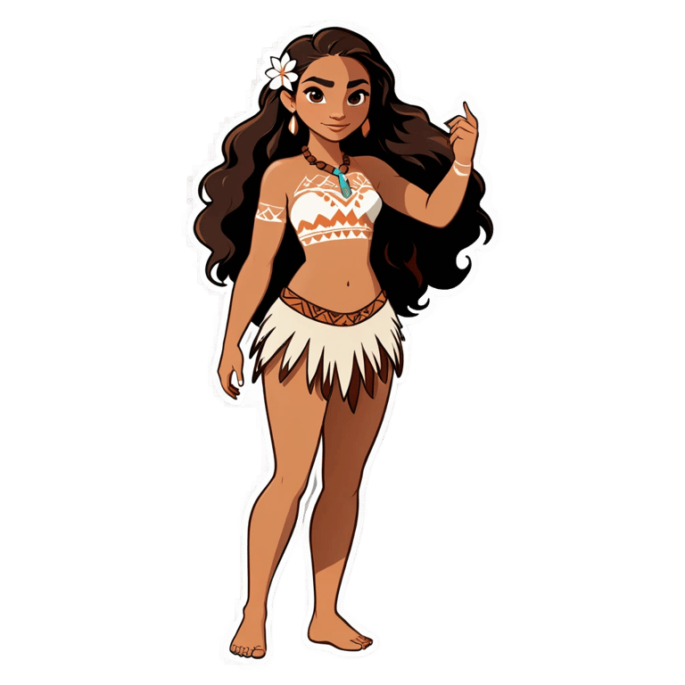 genmoji: nude. moana