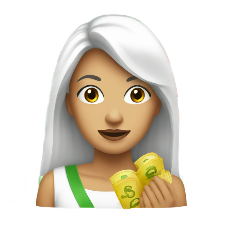 genmoji : Femme riche en Italie