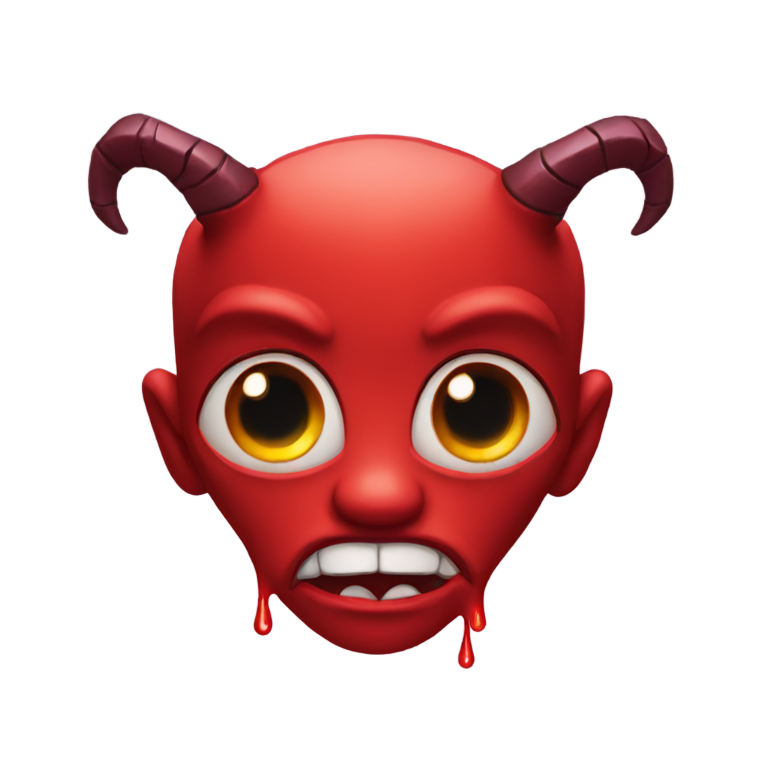 genmoji：泪水中的恶魔