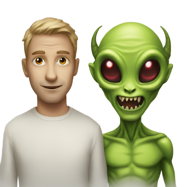 genmoji: Demon and Alien