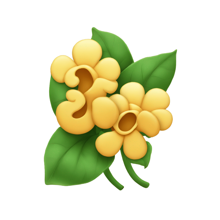 絵文字：flower with question marks