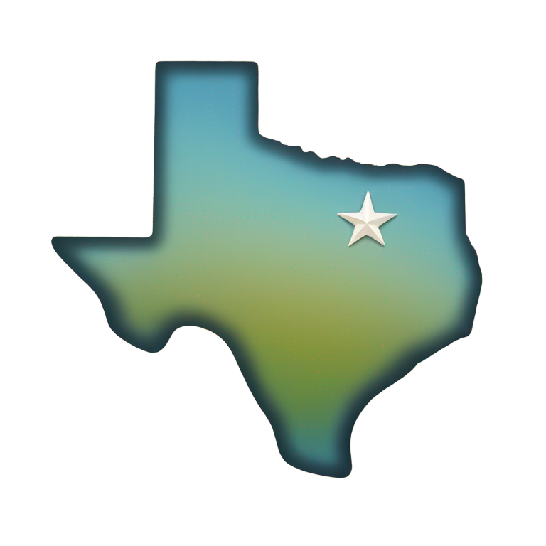 genmoji: Texas map