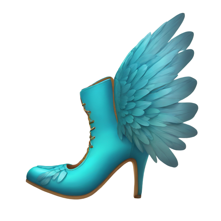 genmoji: winged shoe