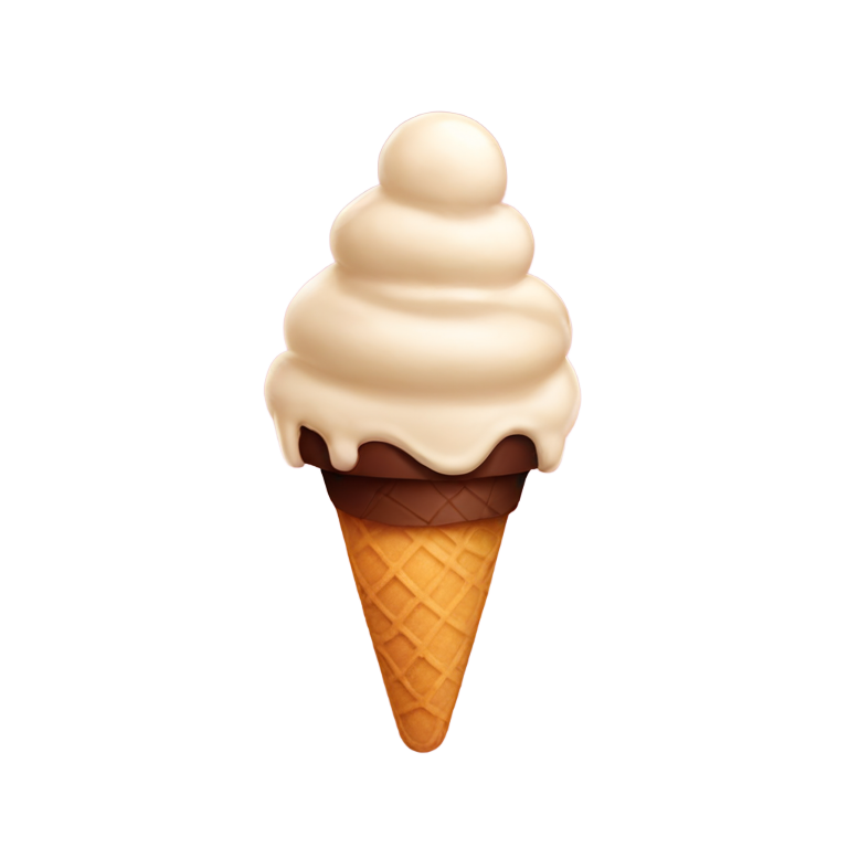 絵文字：チョコアイスクリーム