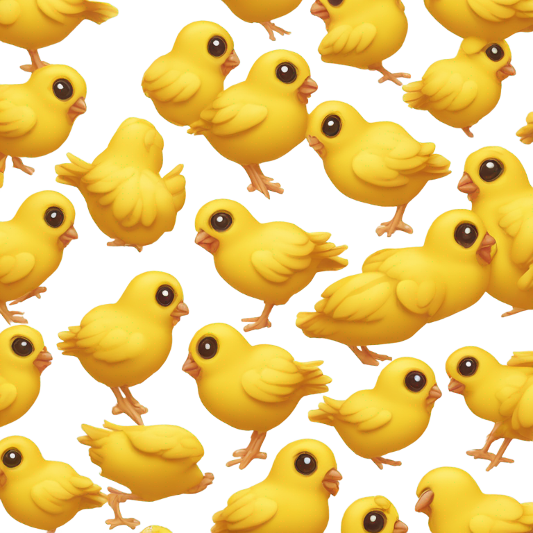 genmoji：一只雌性小鸡🐥拿着刀子，带着邪恶的大笑