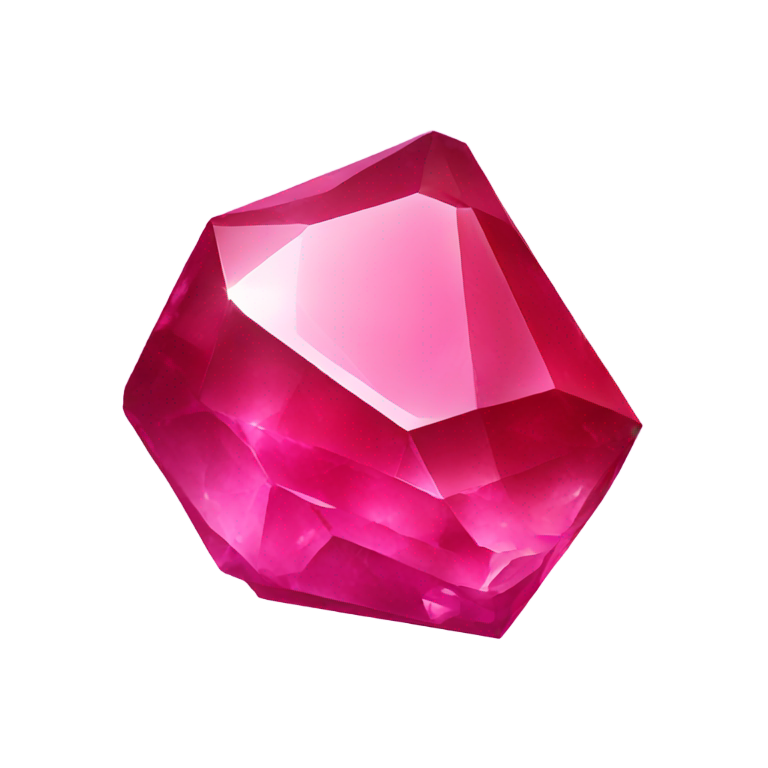 genmoji : Cristal de rubis