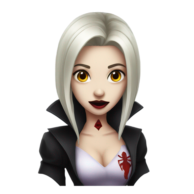 genmoji: biohazard vampire girl