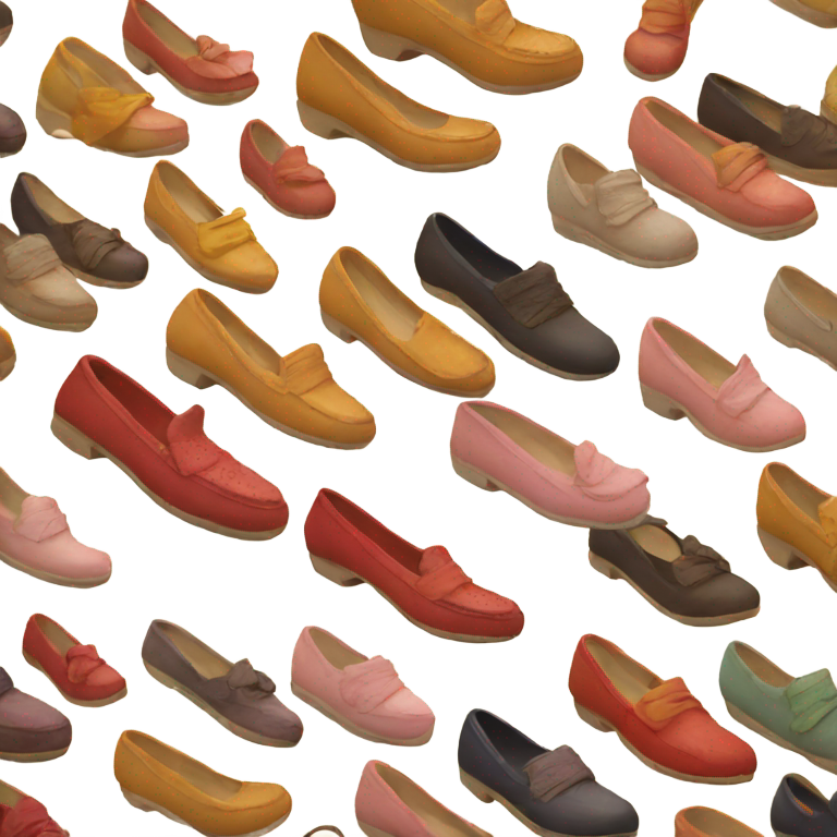 genmoji: cluncy womens shoes