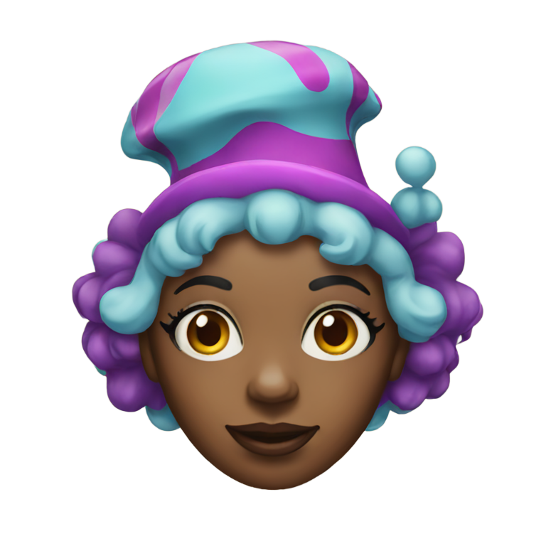 genmoji：非洲裔美国女小丑
