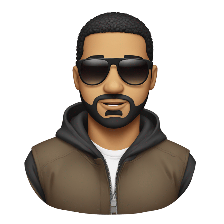genmoji : drake with sunglasses