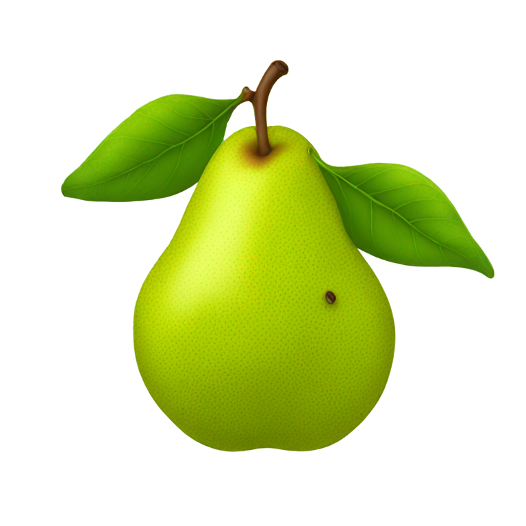 genmoji : Feuille de thé poire
