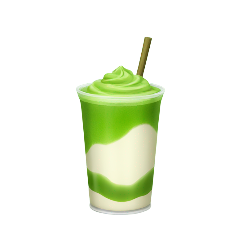 genmoji：抹茶饮品
