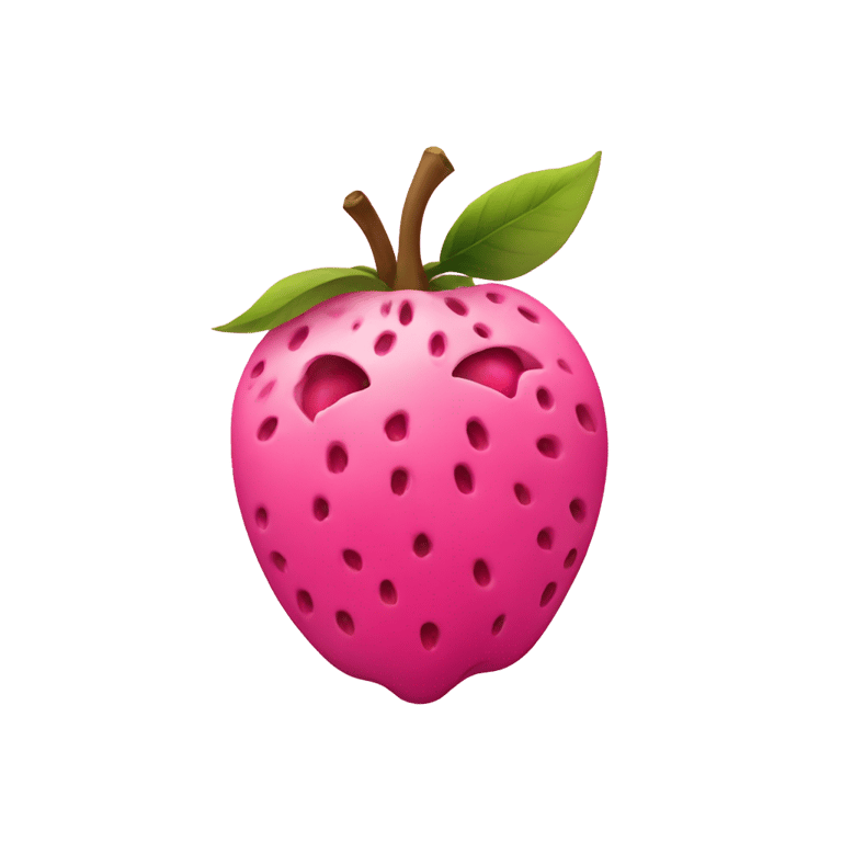 絵文字：pink fruit