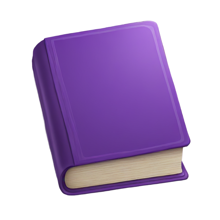 genmoji: Purple book