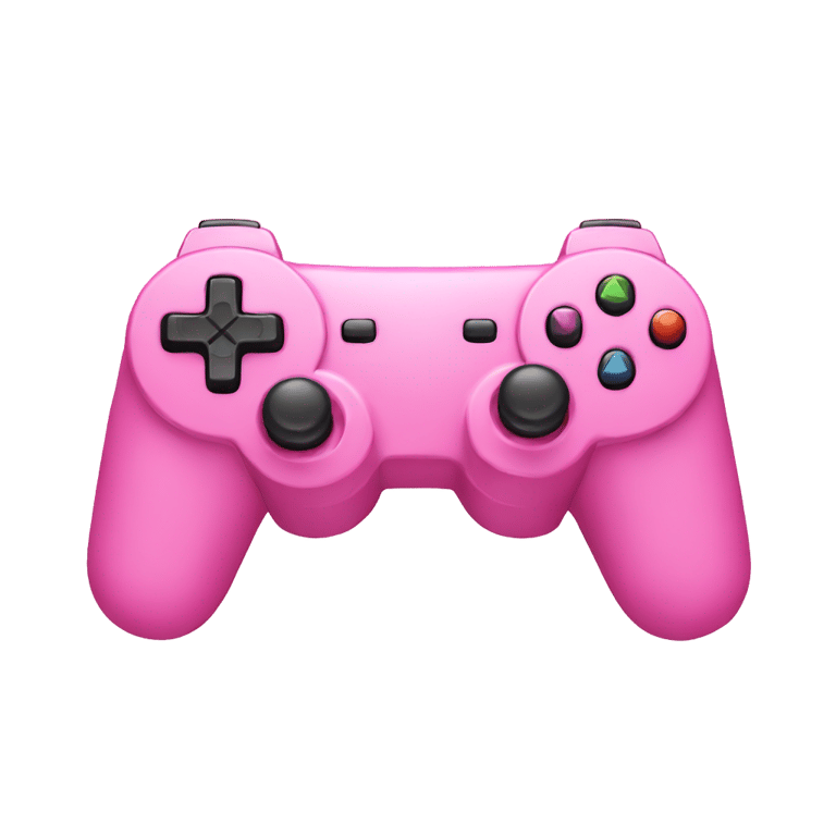 genmoji : pink gamepad