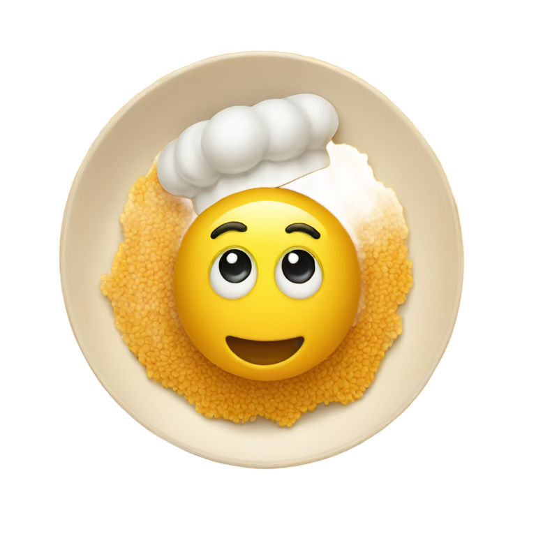 genmoji: pieds sur un couscous