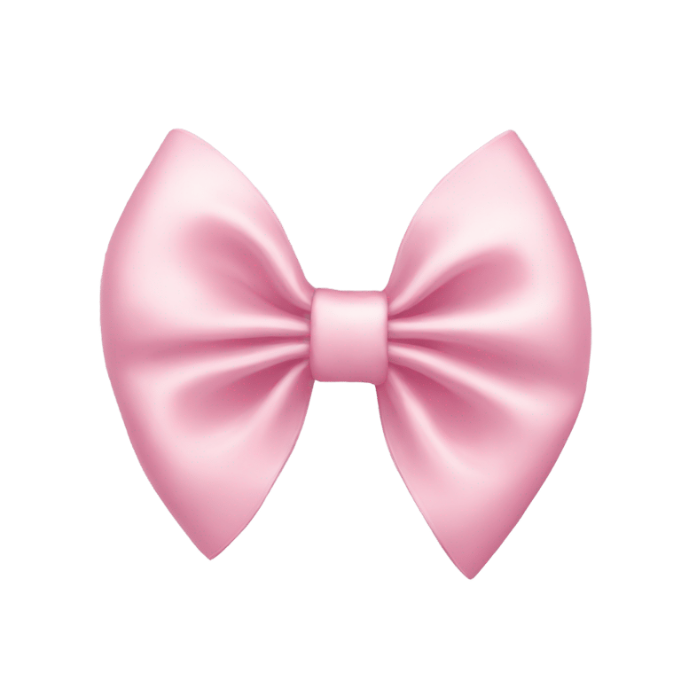 genmoji : Light pink bow